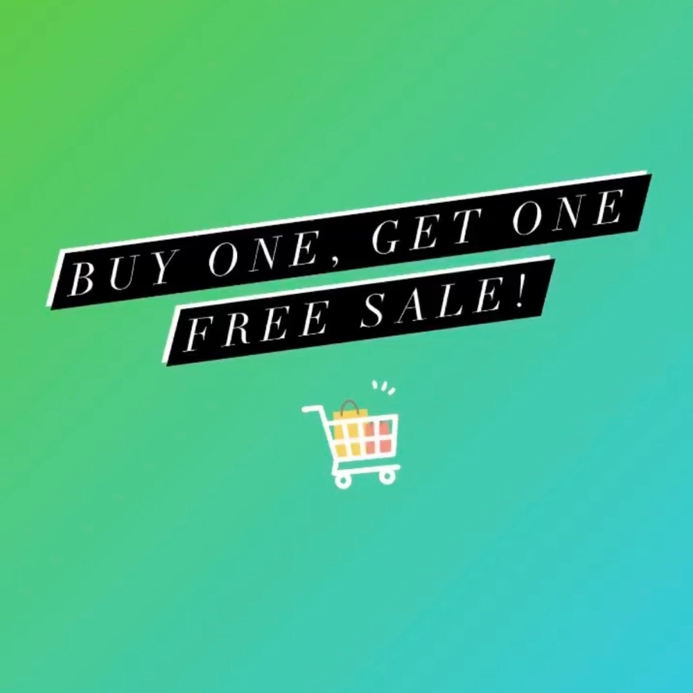 Buy one, get one free sale! 🥳